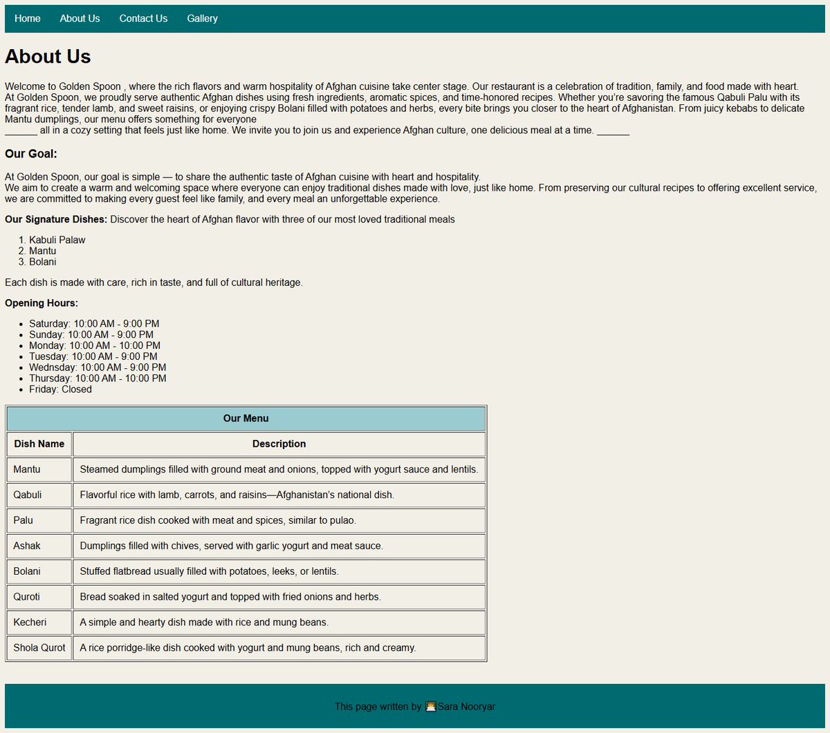 NooryarSara's tweet photo. Just finished the HTML section of my web design journey — and wrapped it up with a small project!
Huge thanks to @CodeToInspire and my amazing instructor @Wajiha_Niazi for the guidance and support.
Feeling excited to keep learning and growing!
#AfghanGirlsCode 
#Html https://t.co/sAY4BrnIkX
