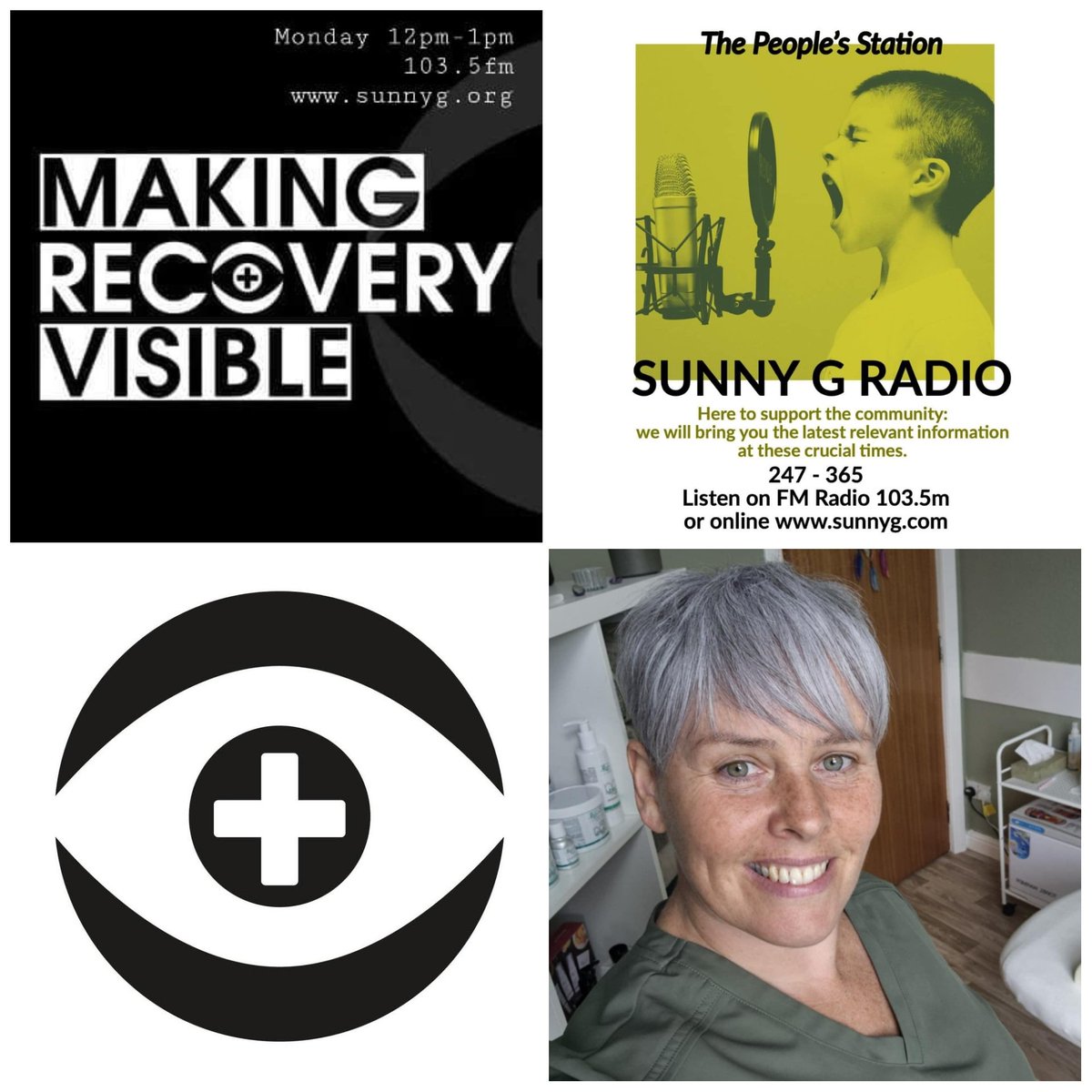 VisibleMaking's tweet image. Today on #MakingRecoveryVisible Lorraine will be joining me with chat about her journey in to Holistic Healing &amp;amp; Therapies, join us live from 13pm only on @SunnyGRadio 

#recovery #communityradio #radio