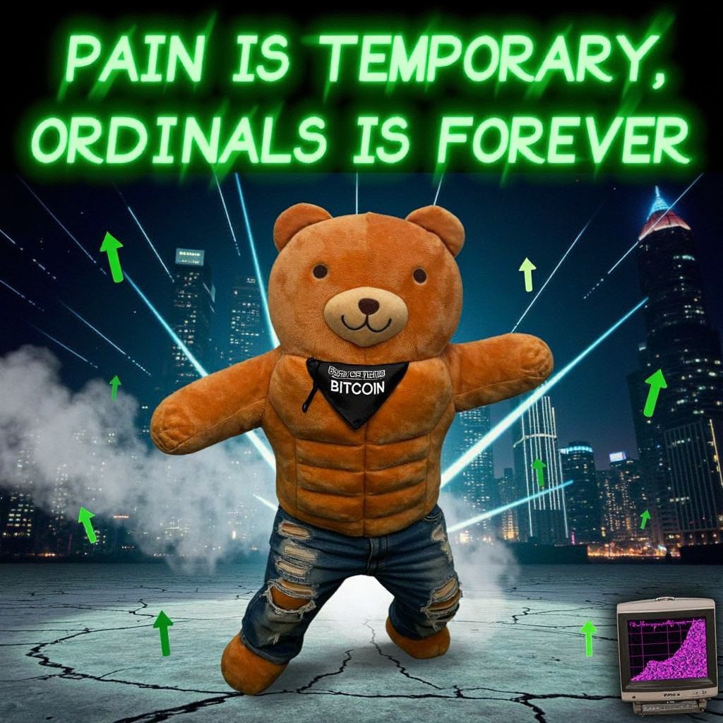 DevTobex's tweet photo. @kenjidgn @btcbrobear This bear is bullish as ever, up only from here.

Long live ordinals🕊
@Tobexdev @web3whisper20 https://t.co/QnvZyhi5IF