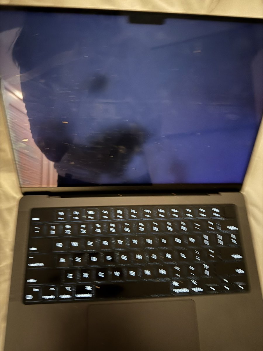 My laptop burned out before I do! 😂😂The screen is officially dead now.