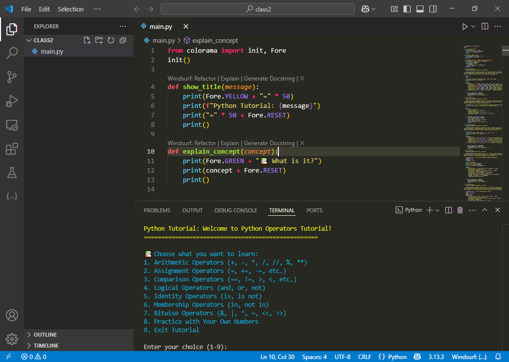 ali_hamdan32460's tweet photo. Another milestone achieved!
I’ve created a GitHub repo with simple code examples of Python operators:

Arithmetic

Assignment

Comparison

Logical

Identity

Membership

Bitwise

Learning is getting exciting!
Thanks @0xAsharib for the guidance.

#Python #GitHub #CodeExamples https://t.co/LZHEOwko8Z