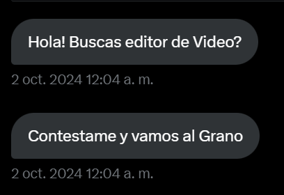 Como olvidar cuando un editor de video me mandó dm enseñándome como conseguir clientes
