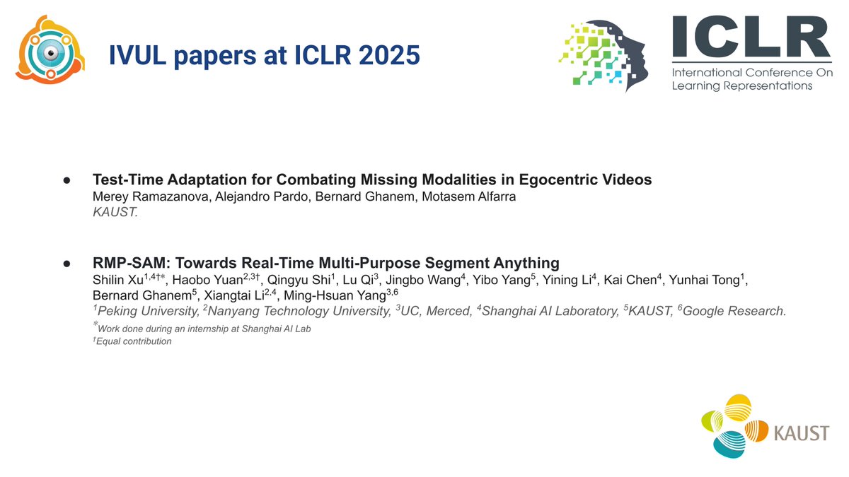 🌟We are excited to be presenting two papers at <a href="/iclr_conf/">ICLR 2026</a>  ICLR 2025 in Singapore! 🙌🇸🇬

Catch us there from April 24 to 28!
👇Check out the details of both papers in the image below.
#ICLR2025