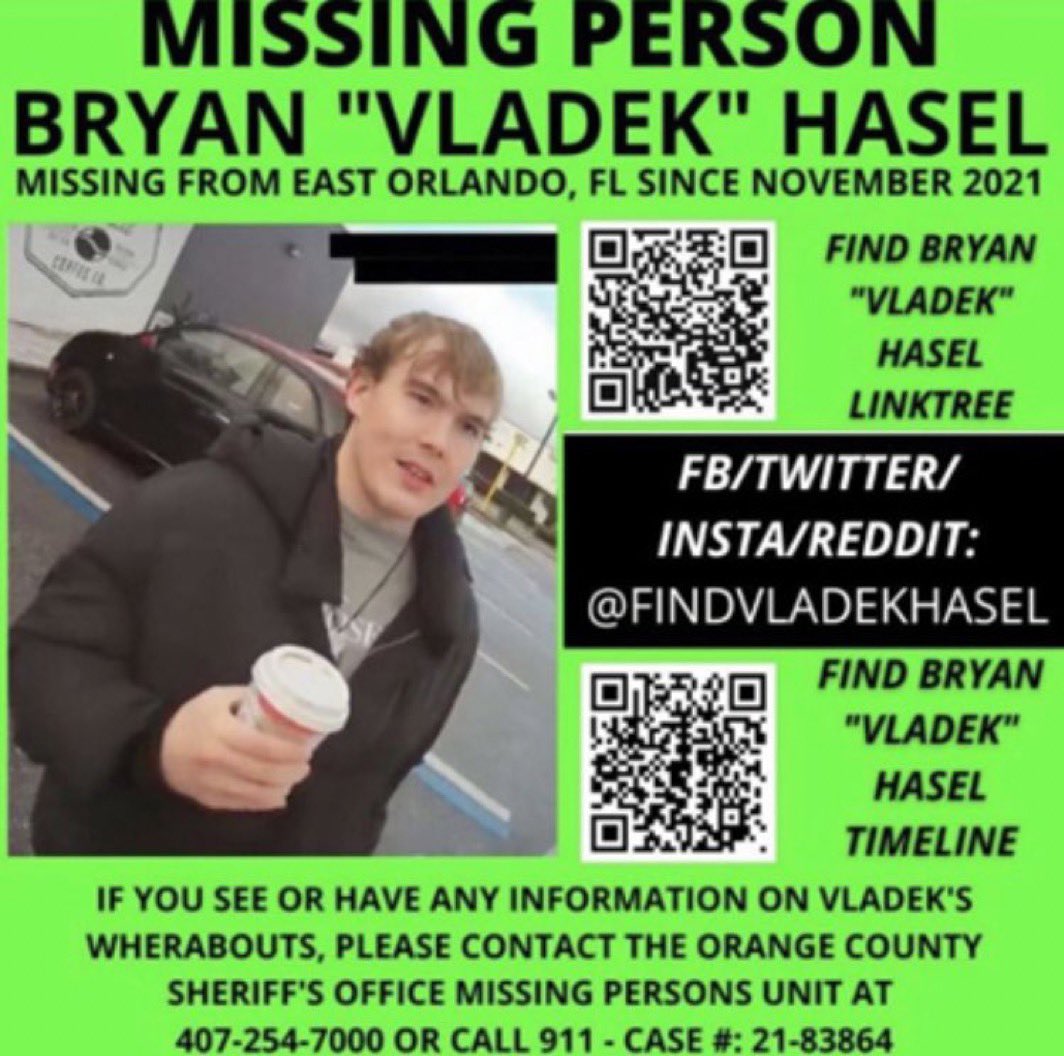 “To live without hope is to cease to live.” – Fyodor Dostoyevsky
We will never give up hope that Vladek’s family will find the answers that they seek. Don’t let this son, brother, and friend be forgotten.
#FindVladek #TeamVladek #LightTheWay #MissingPosterMonday