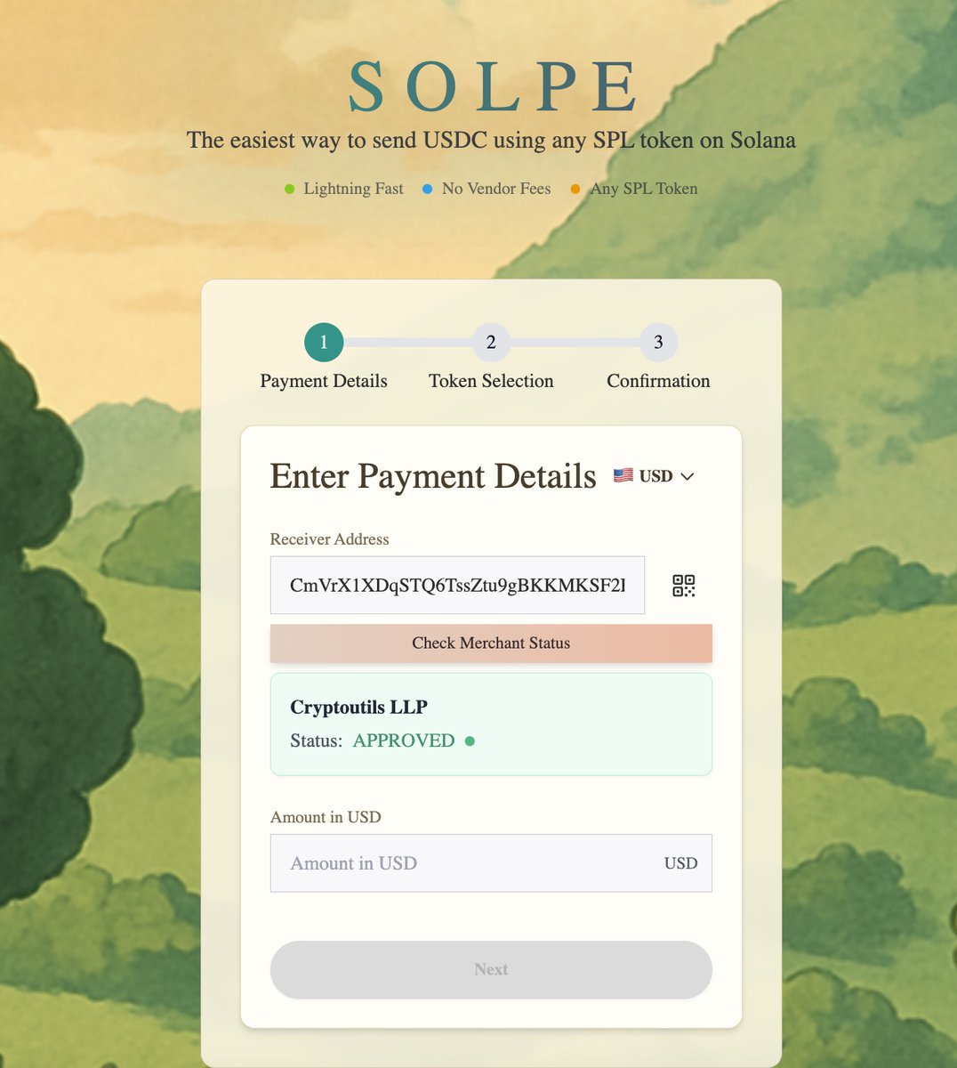 UseSolpe's tweet photo. New Feature!

Merchant Dashboard on Solpe 🎉

✅ Merchants can now register on our platform
🔒 Users can verify merchants before sending payments

Bringing more authenticity to merchant payments💸

Try it now: https://t.co/BxvRrsfotO
#Solana #DeFi https://t.co/WoeCX0mCdc