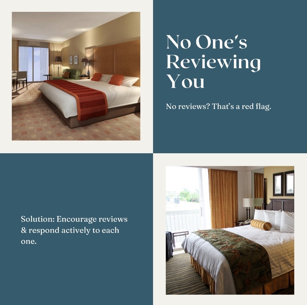 CredHospitality's tweet photo. Low visibility, bad reviews, stale pricing? Your listing’s screaming for help. 😬
. 
#HotelListing #OTAStrategy #HotelOptimization #CredHospitality https://t.co/lIR4PxgQNW