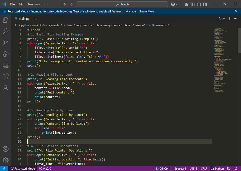 ali_hamdan32460's tweet photo. Class 04 assignment done!
I’ve added Python code examples on GitHub for:

Modules &amp; Functions

Exception Handling

File Handling

Math, DateTime &amp; Calendar

Concepts are now much clearer.
Thanks @0xAsharib for the amazing learning experience!

#Python #GitHub #CodeExamples https://t.co/JWNjByS9ZT