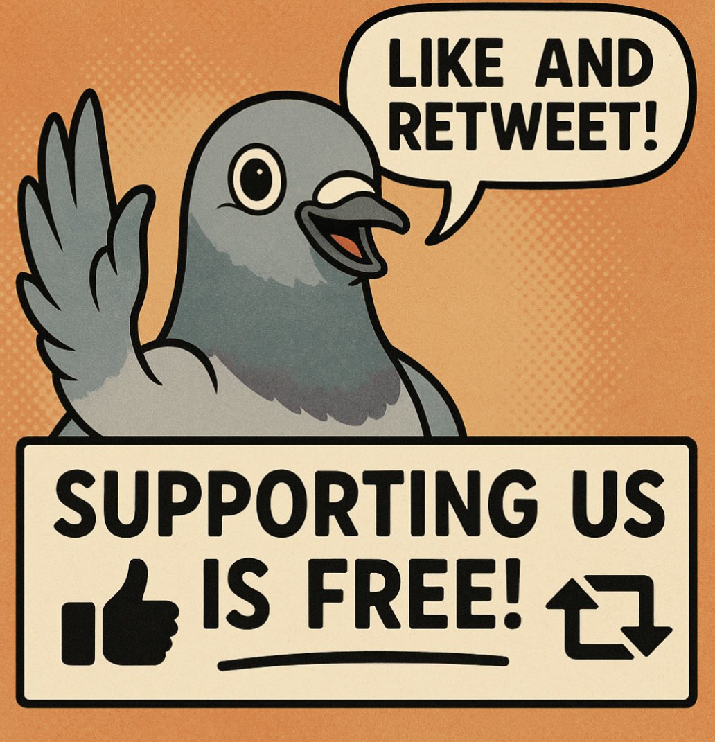 Coo coo morning Pigeon community!
Supporting us is FREE — all it takes is a like and a repost!
Let’s spread our #COO far and wide across the #Crofam

One click at a time, we fly higher together!

#PigeonQuest #PIQ #CRO #Cronos #Amplify #PigeonToken #NFT #CDC