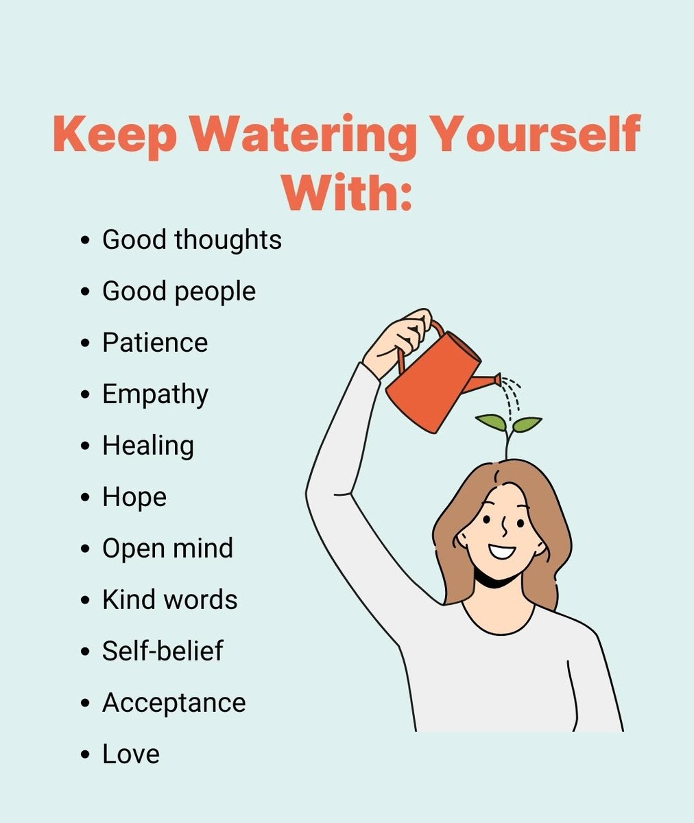 Keep Watering Yourself With: