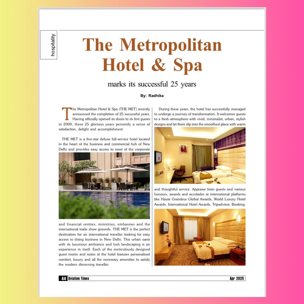 Metropolitan Hotel tweet media
