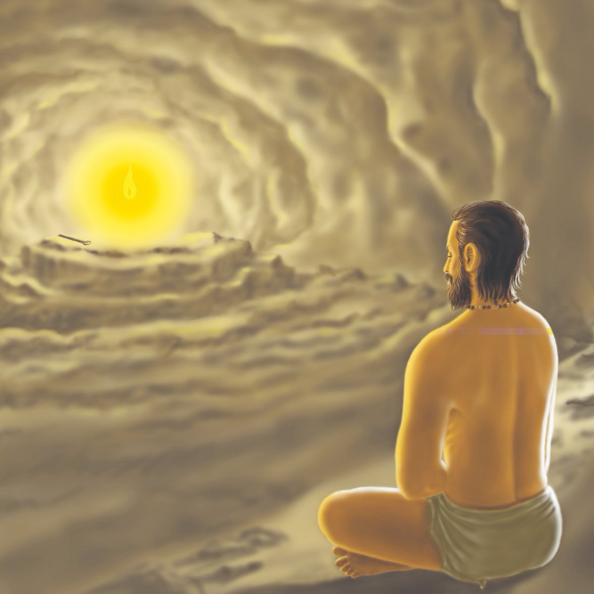 HimalayinYogi's tweet photo. The subtle art of meditation is a constant reminder that every thought, every emotion, is but a visitor passing through the vast expanse of your chitta. #Meditation #Chitta #TrueYog #HimalayanWisdom https://t.co/uIw2i8TL7S