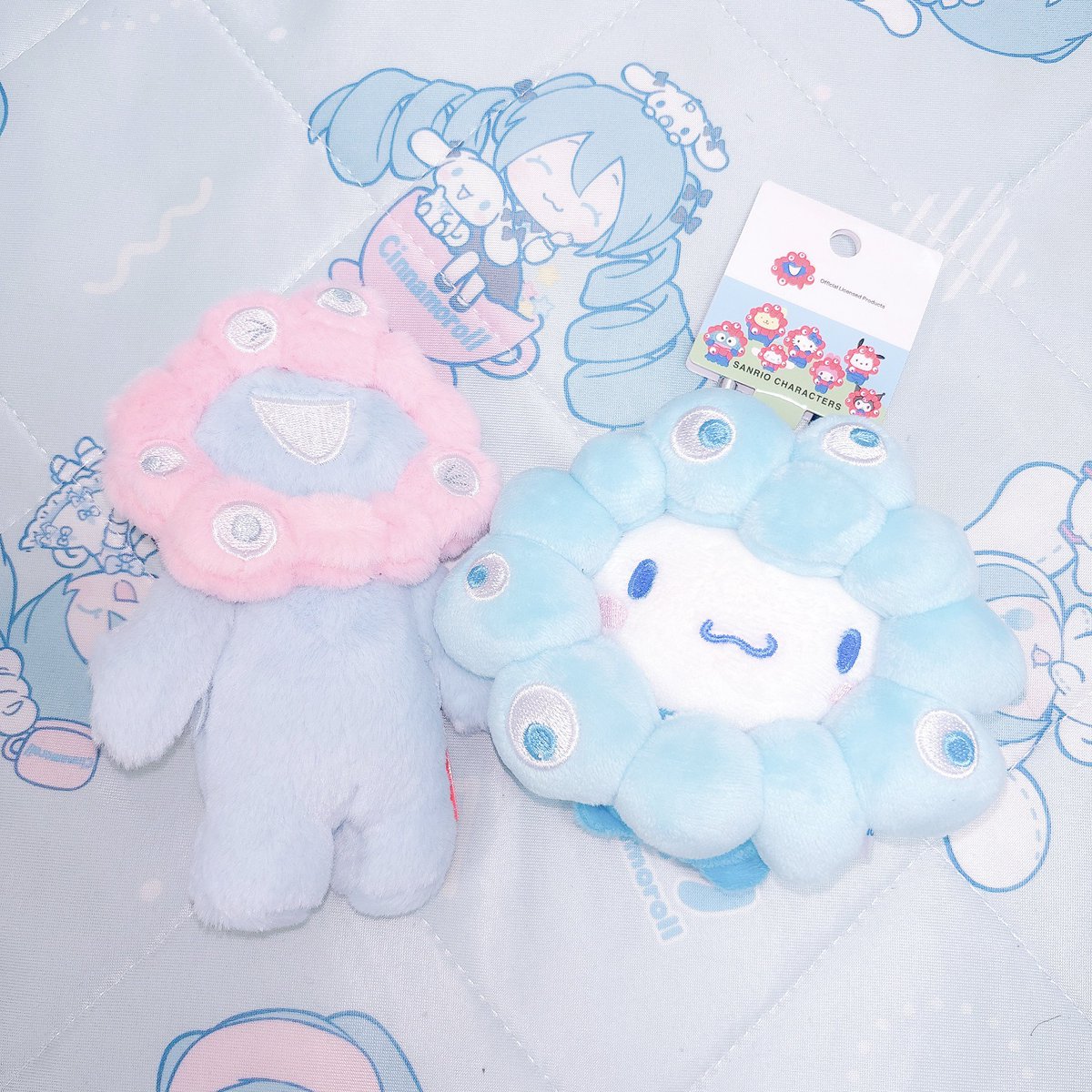 大阪万博会場限定ミャクミャク❤️💙 パステルミャクミャクと水色の輪