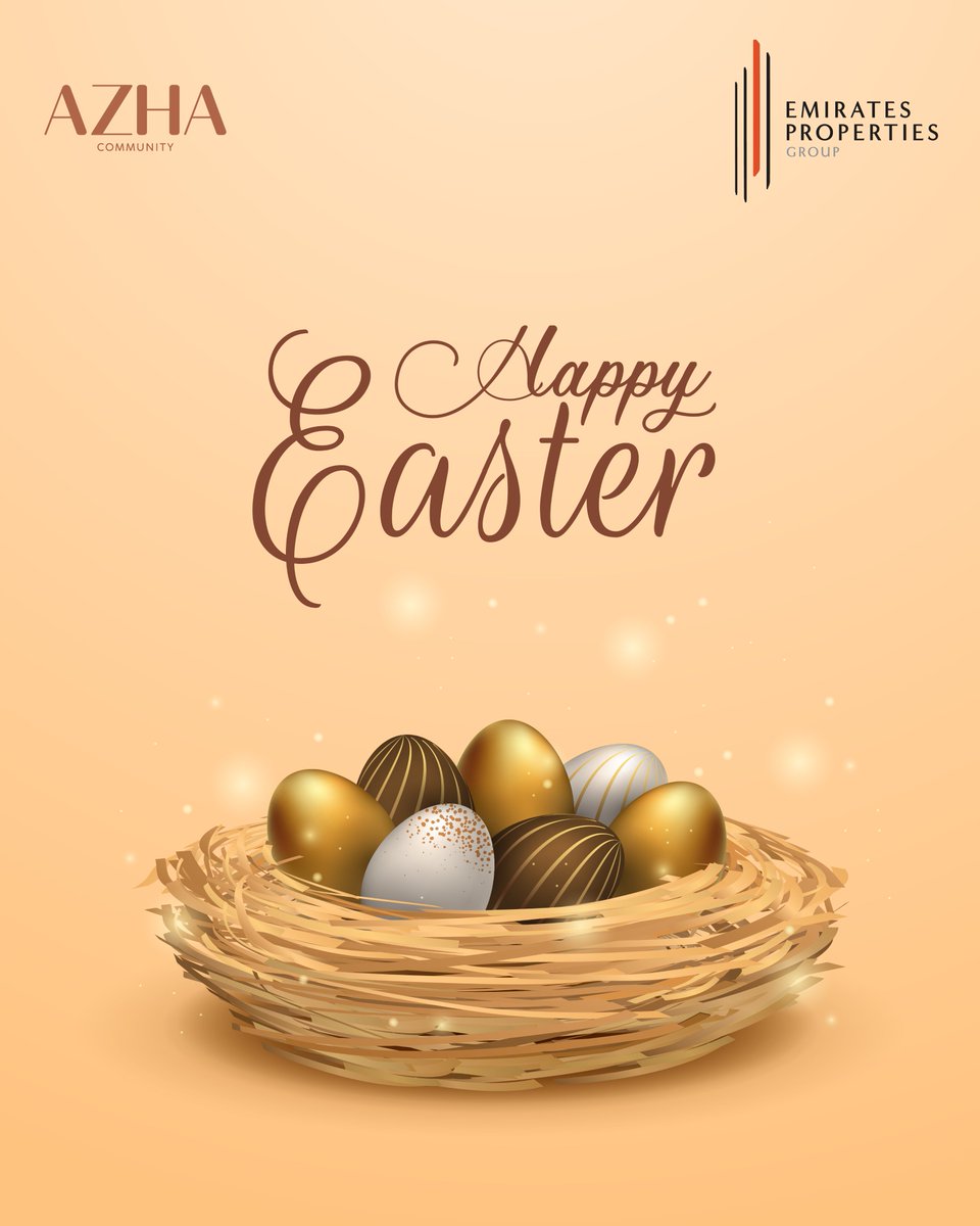 EPGroup2's tweet image. 🌸 Wishing you a joyful and blessed Easter!

May this season of renewal bring happiness, hope, and new beginnings to you and your loved ones.

#HappyEaster #EasterWishes #AzhaCommunity #EmiratesProperties #EasterJoy
