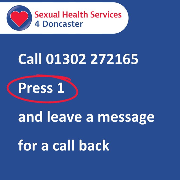 Sexual Health Services 4 Doncaster (@shs4doncaster) on Twitter photo Looking to skip phone call wait times?
Dial the clinic at 01302 272165, press 1, and leave a brief message with your details.
If calling isn't an option, send us an email detailing the service you require 📩 SexualHealthServices.4Doncaster@nhs.net, and we'll get back to you! Looking to skip phone call wait times?
Dial the clinic at 01302 272165, press 1, and leave a brief message with your details.
If calling isn't an option, send us an email detailing the service you require 📩 SexualHealthServices.4Doncaster@nhs.net, and we'll get back to you!