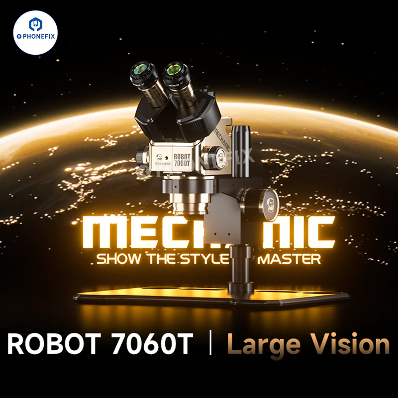 phonefix2454's tweet image. 7 - 60X continuous zoom microscope, accurately locate welding positions, check solder status. It can also fully check components and circuits! 🔌

#Mobilephonerepairtool #Trinocularmicroscope #Microscope #Motherboardrepair #Solderingassistance #Electronicwelding