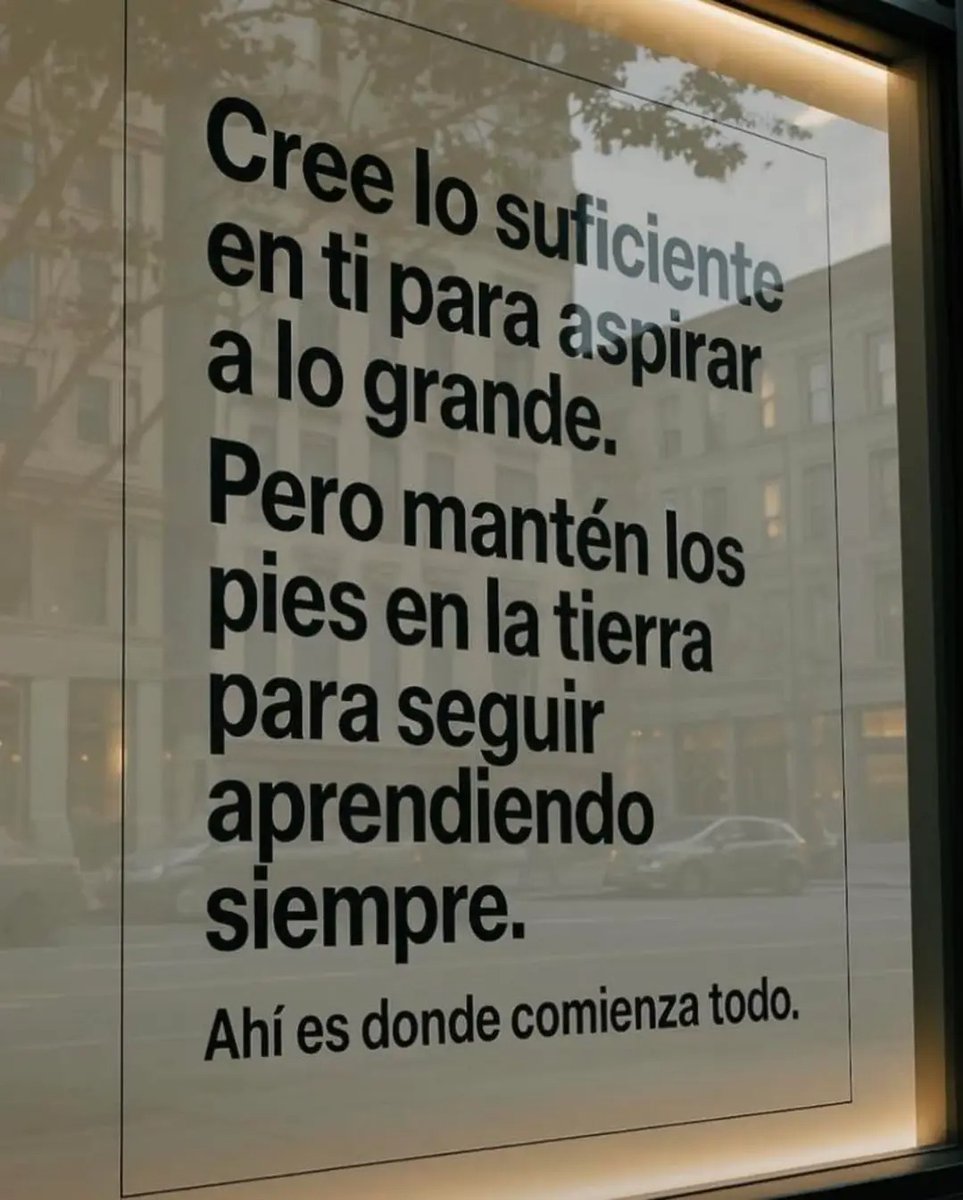 Cree en ti.