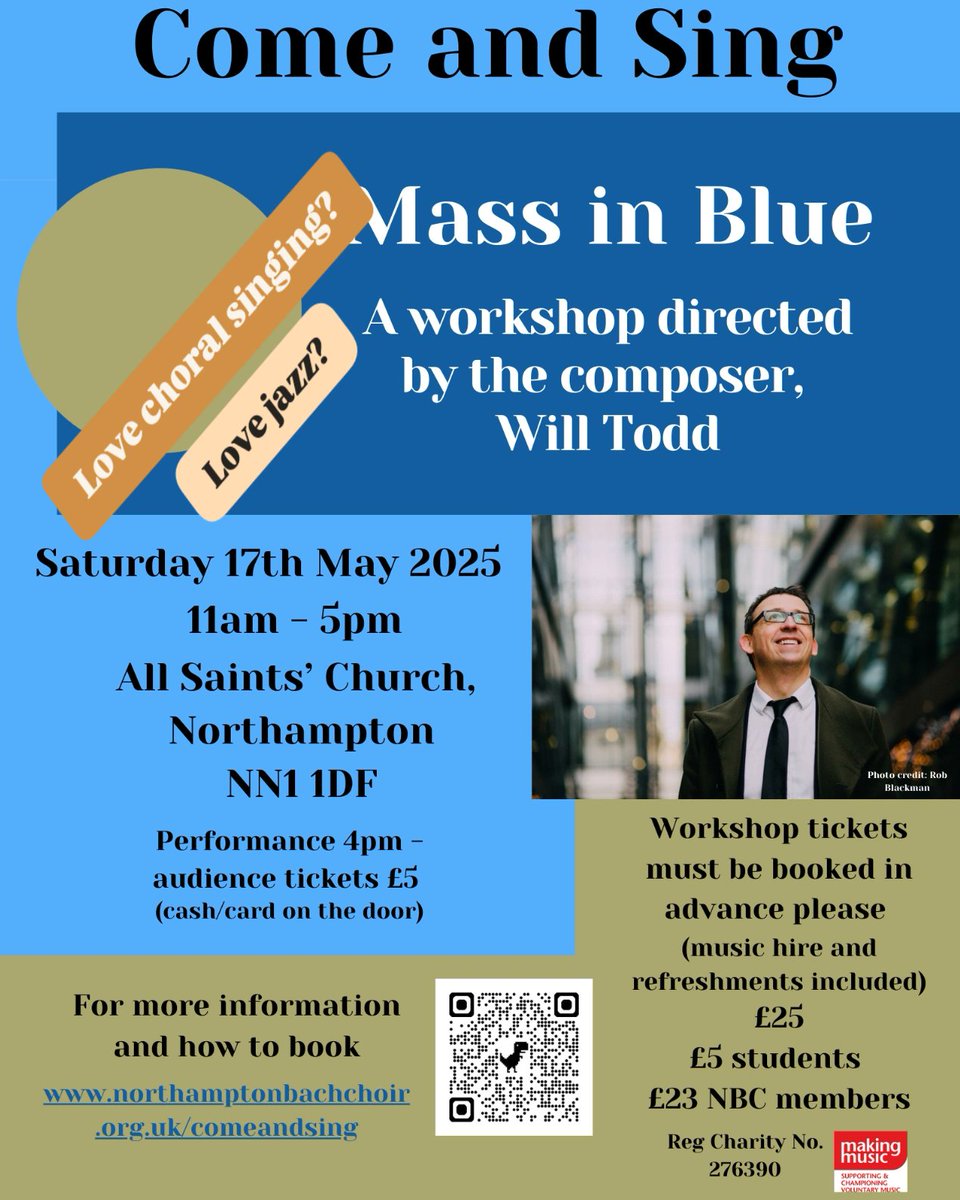 Northampton Bach Choir (@ntonbach) on Twitter photo trybooking.com/uk/events/land…
#comeandsing #choir #jazz
#northamptonshiremusic <a href="/MusicAllSaints/">Music at All Saints</a> <a href="/sgtoyne/">Simon Toyne</a> trybooking.com/uk/events/land…
#comeandsing #choir #jazz
#northamptonshiremusic <a href="/MusicAllSaints/">Music at All Saints</a> <a href="/sgtoyne/">Simon Toyne</a>