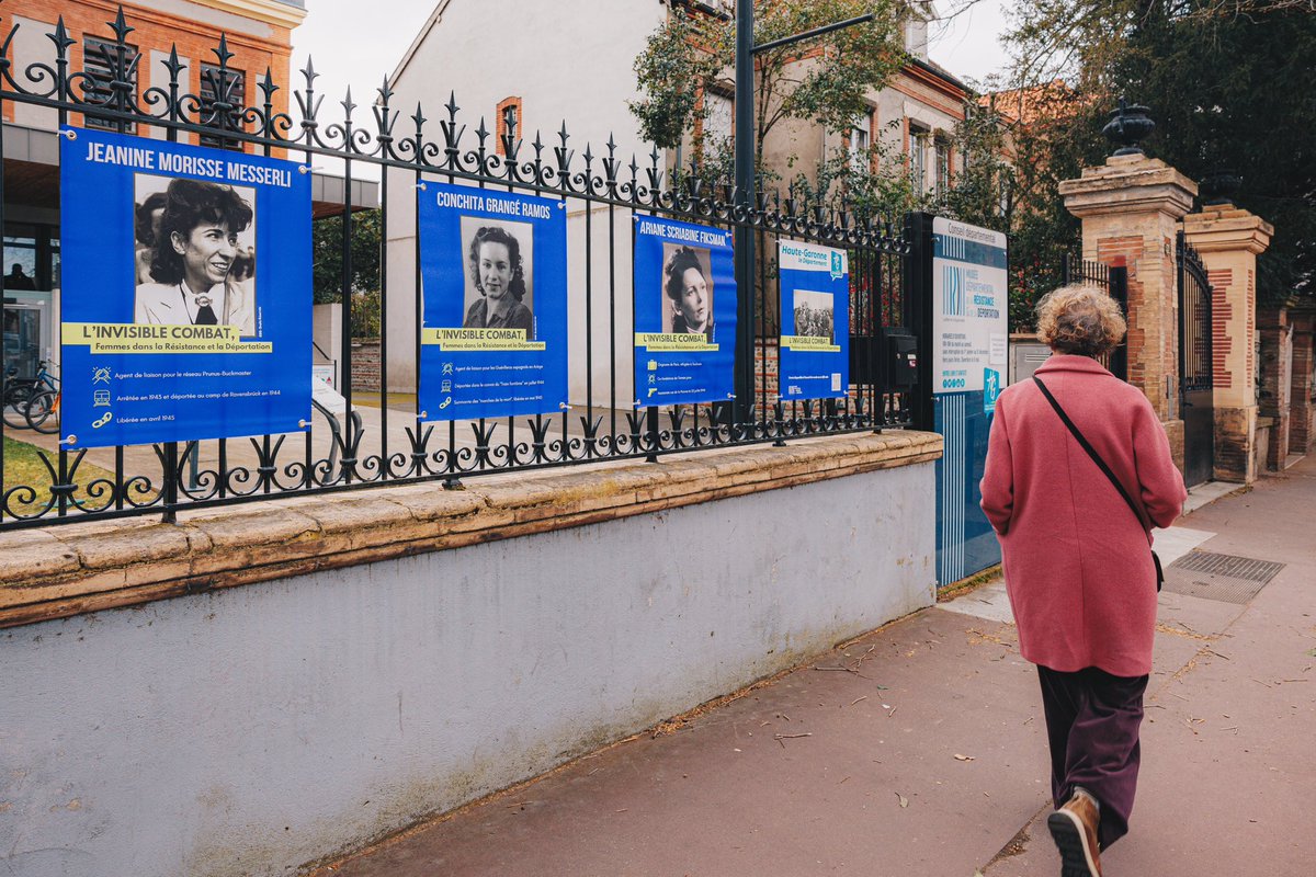 Sébastien Vincini (@sebvincini) on Twitter photo « L'invisible combat, Femmes dans la Résistance et la Déportation ».
10 portraits de femmes qui ont lutté et résisté face au nazisme.
Une exposition à découvrir sur les grilles du Musée de la Résistance et de la Déportation de la <a href="/HauteGaronne/">Haute-Garonne</a>. « L'invisible combat, Femmes dans la Résistance et la Déportation ».
10 portraits de femmes qui ont lutté et résisté face au nazisme.
Une exposition à découvrir sur les grilles du Musée de la Résistance et de la Déportation de la <a href="/HauteGaronne/">Haute-Garonne</a>.