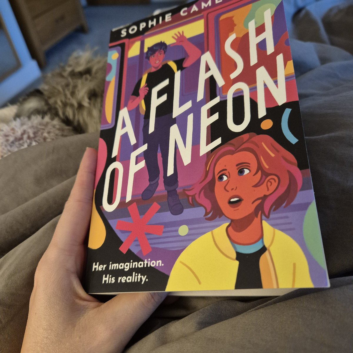 Ellie (@bookmadb) on Twitter photo Early morning #BankHoliday reading
A Flash of Neon by Sophie Cameron
(AD-PR PRODUCT) <a href="/LittleTigerUK/">Little Tiger Books</a>
#AFlashofNeon #BookTwitter #CurrentlyReading Early morning #BankHoliday reading
A Flash of Neon by Sophie Cameron
(AD-PR PRODUCT) <a href="/LittleTigerUK/">Little Tiger Books</a>
#AFlashofNeon #BookTwitter #CurrentlyReading