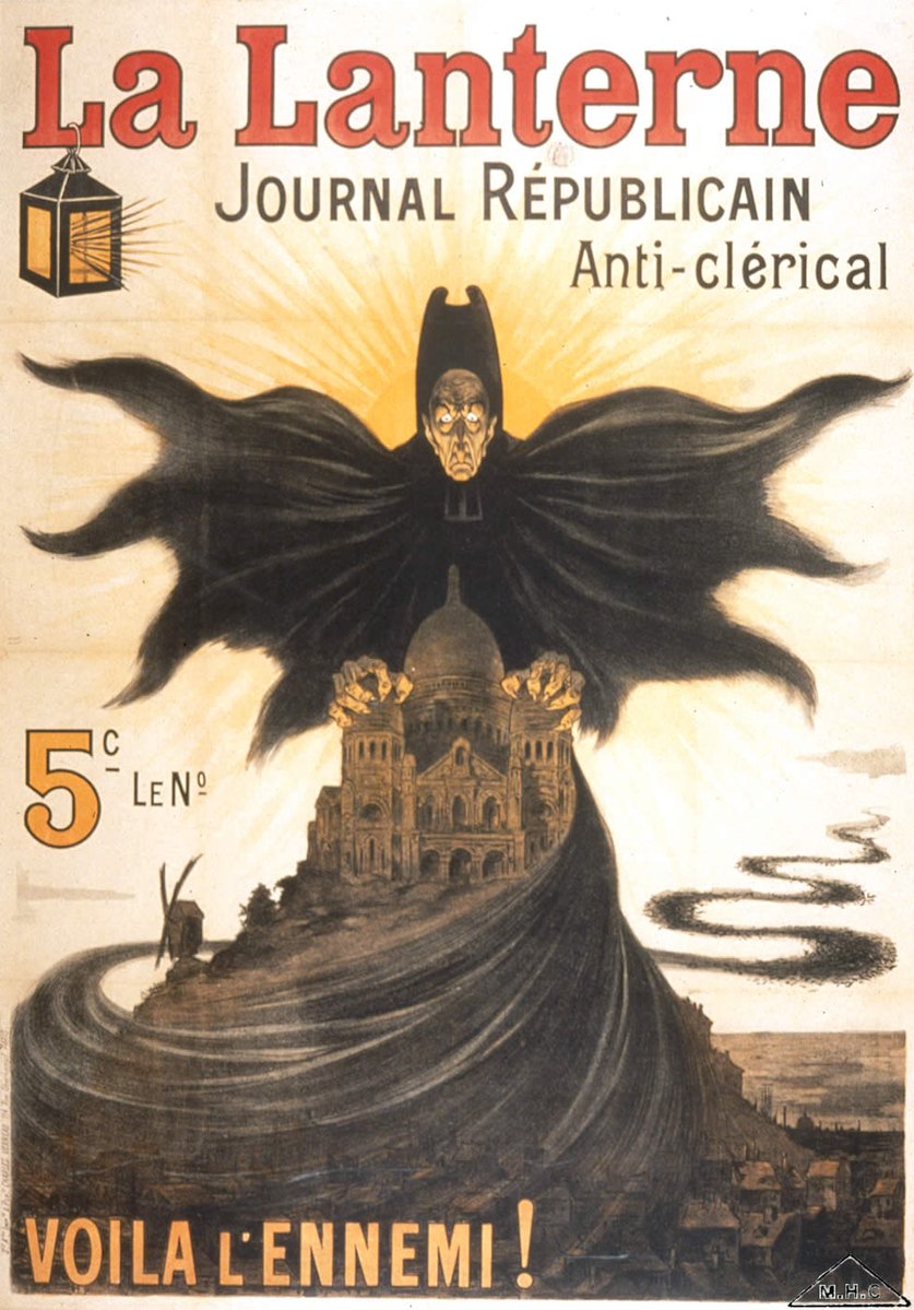 OuzouliasP's tweet image. Croyez-en les insultes que je reçois  :

la gauche ferait bien de redevenir anticléricale si elle veut endiguer la montée de l'intégrisme religieux (islam, christianisme, judaïsme) qui menace notre héritage révolutionnaire.
 
Le capital, lui, se renforce à l'aide des bigoteries.