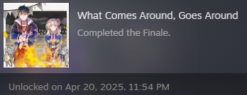 S0rce's tweet photo. Terminé este juego. Soy libre hasta que salga la tercera parte a finales de año. 

Ya me puedo dedicar a otras cosas, como a otros juegos lol. https://t.co/EkjjkPcOkS