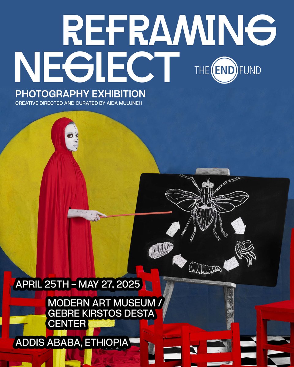The Reframing Neglect series is coming to Addis Ababa!

This powerful art series explores the impact of neglected tropical diseases on gender equity, mental health &amp; mobility in Africa.

📍 Modern Art Museum
🗓️ April 25–May 27
#ReframingNeglect #beatNTDs