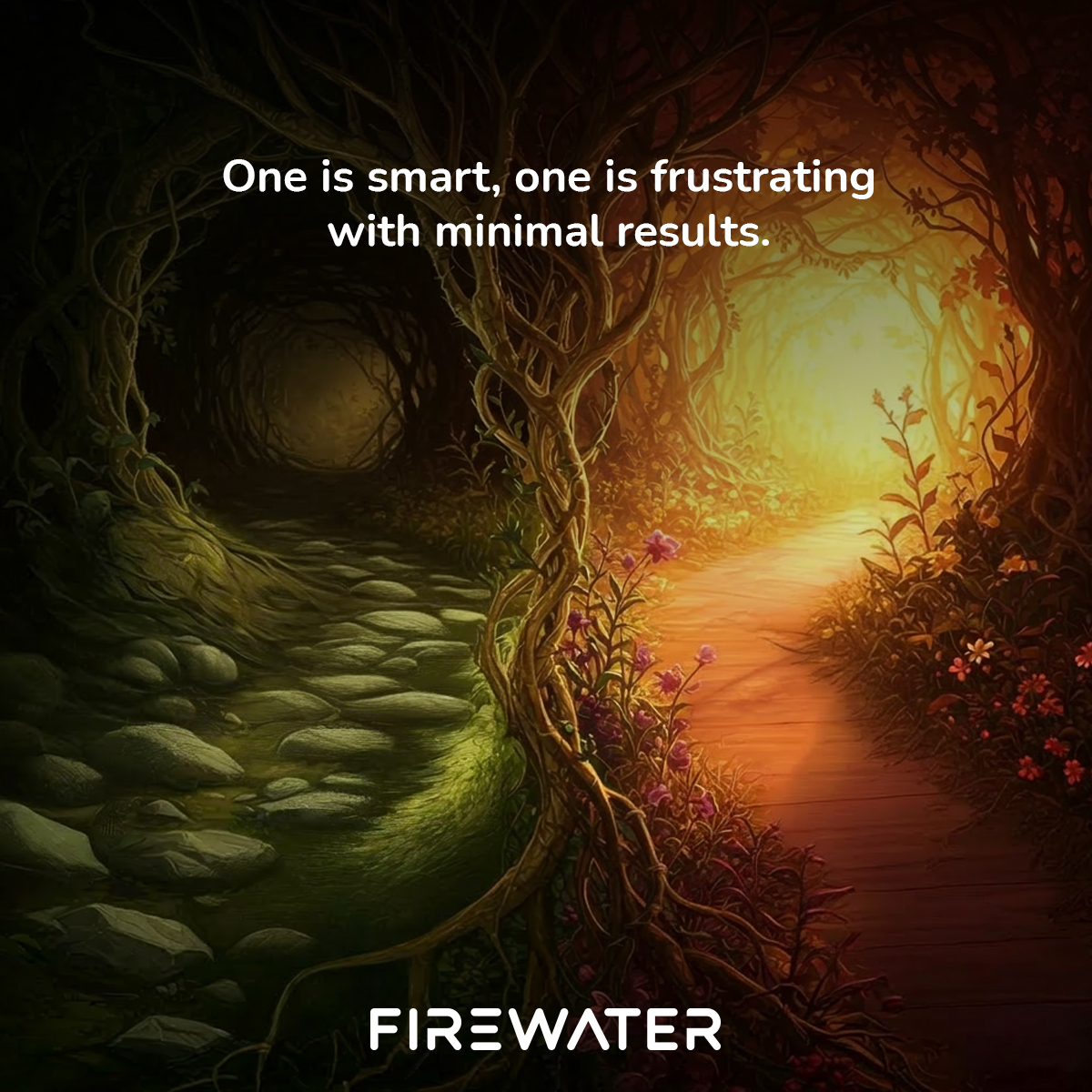 You’re either learning digital marketing the hard way… or you’re signed up for our newsletter. One is smart, one is frustrating with minimal results. Let us guide you to the former. #FirewaterDigitalMarketing
