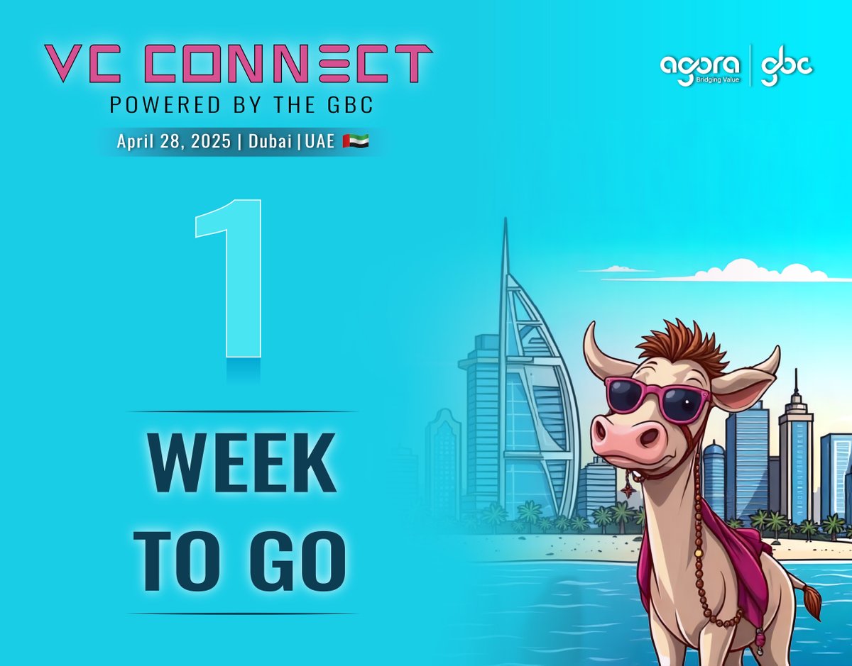 We’re officially one week out from VC Connect—and this is your opportunity to get ahead.

Join us for a high-impact, free-flowing networking session designed to kickstart your Token2049 week the right way.

See you in just 1 week.

Register now: lu.ma/VC-Connect