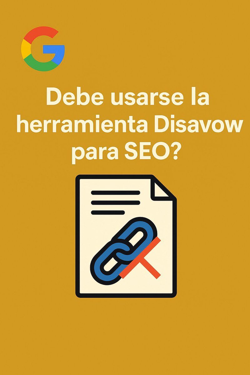 🚫 ¿Usas Disavow como mantenimiento SEO? ¡Error!

Google aclara que esta herramienta solo debe usarse tras una penalización manual.
👇 Aprende cuándo aplicarla (y cuándo evitarla):
 buff.ly/IT7aj0L

#SEO #GoogleTips #DisavowTool #LinkBuilding