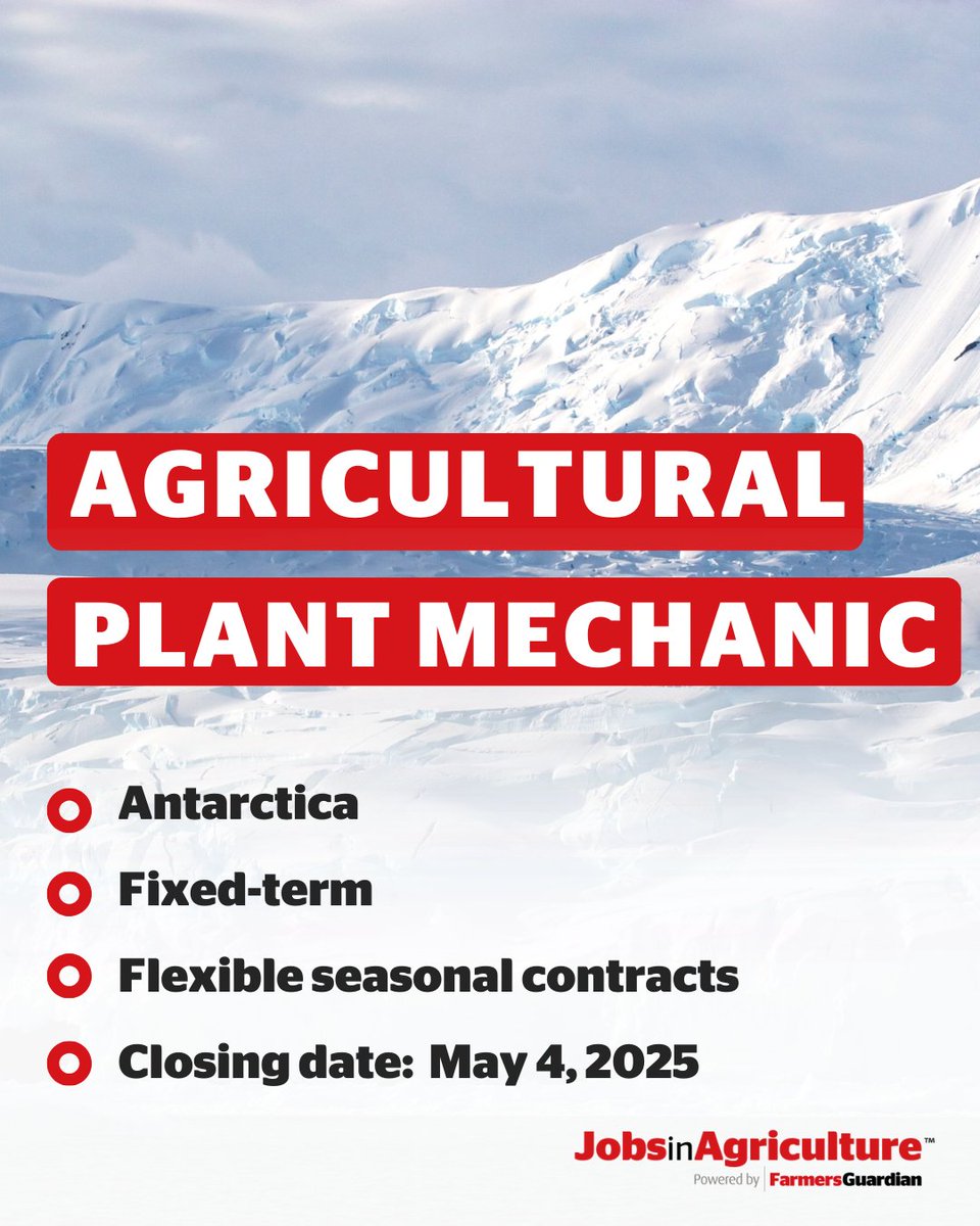 Jobs_In_Ag's tweet photo. Check out these unique job opportunities waiting for you this week, including an exciting role in Antarctica!

Want to explore more options? Just hit the link below and get started ⬇️
https://t.co/SYbAnUJA9J

#CareersInAg #farming #agriculture #jobs #Antarctica #Jobs https://t.co/gKs1WAdgle
