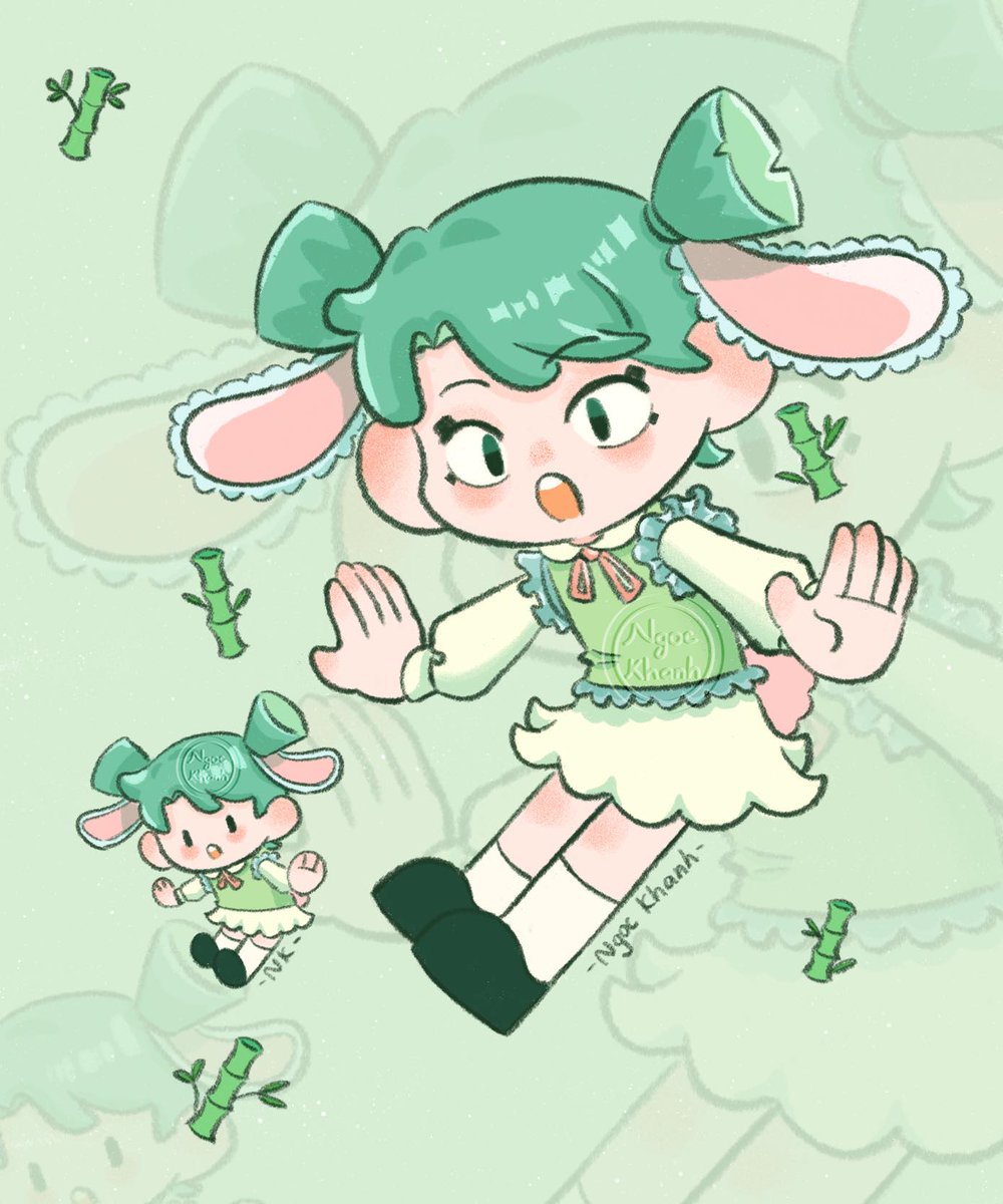 khanhnguyen0206's tweet image. My 1st OC, love bamboo
#illustration #illustrationart #ocart #イラスト #ゆるいイラスト #かわいいイラスト