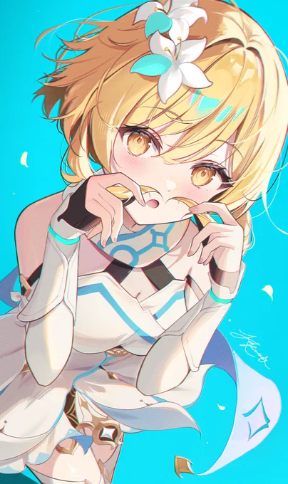 Mustache Lumine ~#原神 #GenshinImpact #蛍 #Lumine 