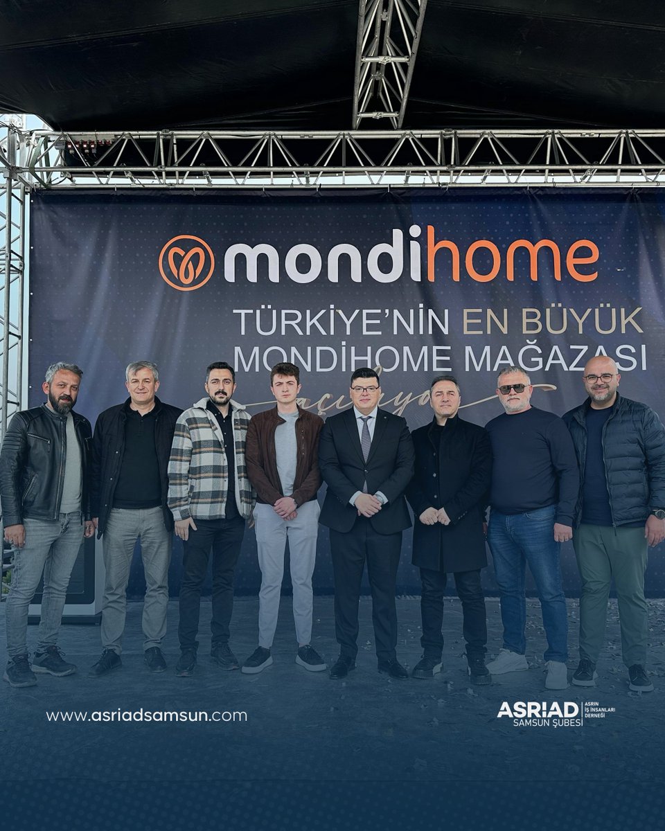 Türkiye'nin En Büyük Mondi Mağazası Samsun'da 
Derneğimizin Üyesi Aziz Furkan Büyükkiraz'a ve Şehrimize Hayırlı Olmasını Dileriz.