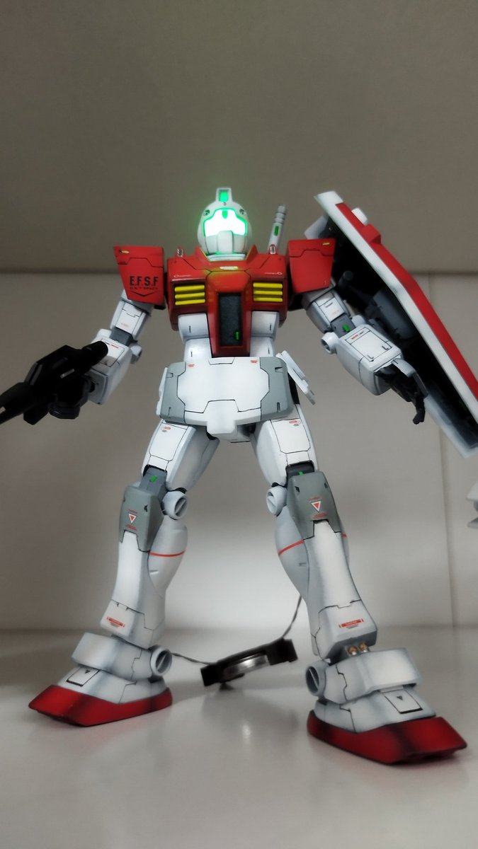 Falcon_Base0083's tweet photo. ＃ガンプラ好き
HGUCジムを製作してみました。
自分だったらこんな機体に搭乗してみたいという想いで製作しみてたけど、改めてジムはカッコイイ〜🤩ですね。
他の画像はGUNSTAの方で掲載しています。よろしかったらのぞいて見て下さい😊 https://t.co/8PD3M2sPVo