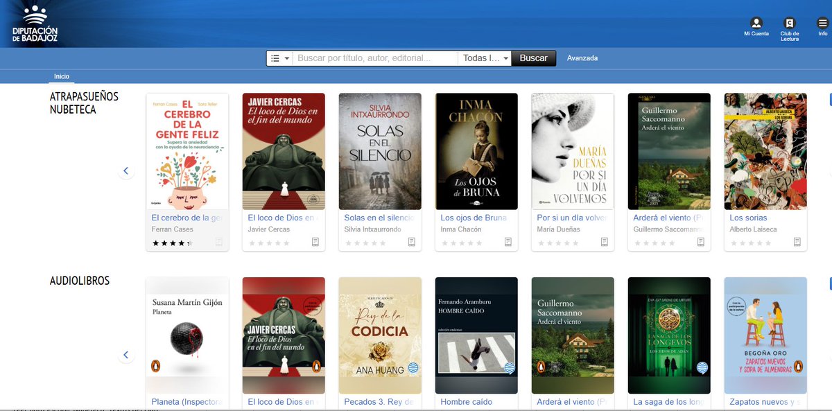 #AtrapasueñosNubetecaPrimavera2025
Días para leer en cualquier formato, lugar, momento...
 #Nubeteca os desea Feliz Día del Libro.

➕ℹ️f.mtr.cool/labmywpjvw

<a href="/DipdeBadajoz/">Diputación de Badajoz</a> #LecturaDigital #DiaDelLibro2025 
#ODS1 #ODS4 #ODS10 <a href="/RCabezasBadajoz/">Ricardo Cabezas</a> <a href="/CandalijaManuel/">manuel candalija</a> <a href="/mcastellanoba/">Mercedes Castellano 🌍</a>