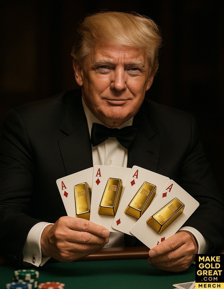 Trump about to show his hand?

He who has the Gold makes the rules.