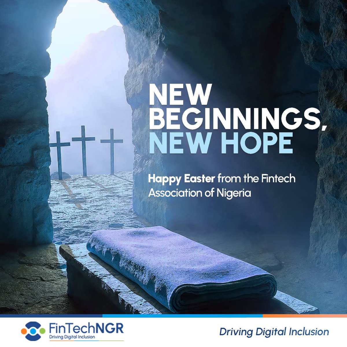 fintechngr's tweet image. The Fintech Association of Nigeria extends warm Easter greetings to all our esteemed members and the entire nation. May this festive season bring renewal, prosperity, and joy to you and your loved ones.

Have a remarkable holiday!

 #FintechNGR #Easter2025