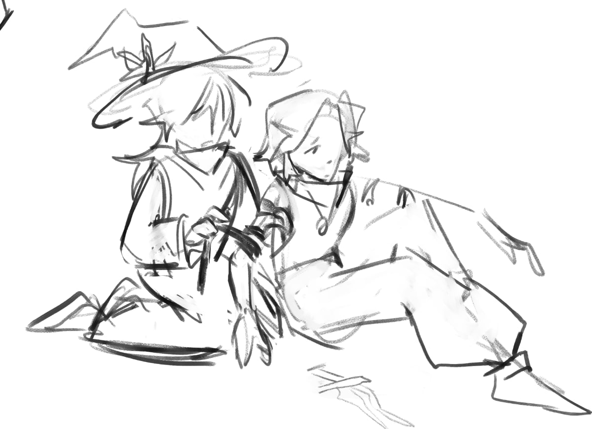 R4mbola's tweet photo. I'm failing in my studies, so the sketches for the period that I was away

#twotime #forsaken #azuretime https://t.co/anxSqUHG5s