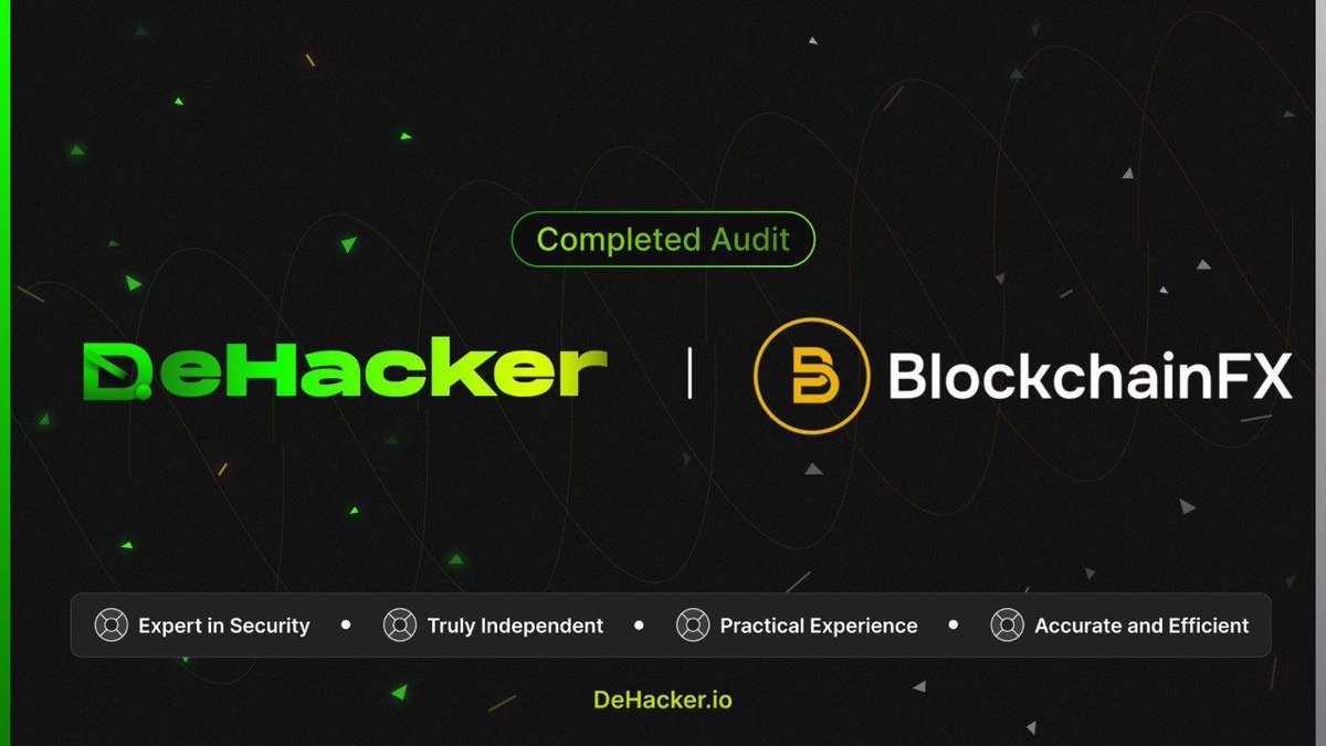 DeHacker🛡Audits (@dehackerio) on Twitter photo 🔈 𝐒𝐞𝐜𝐮𝐫𝐢𝐭𝐲 𝐚𝐮𝐝𝐢𝐭 of
<a href="/BlockchainFXcom/">BlockchainFX.com</a> at #DeHacker 🛡 is 𝐜𝐨𝐦𝐩𝐥𝐞𝐭𝐞.
✅ 𝐍𝐨 clear 𝐫𝐢𝐬𝐤𝐬 identified
🔍 Explore the 𝐚𝐮𝐝𝐢𝐭 𝐫𝐞𝐩𝐨𝐫𝐭 here: github.com/DeHacker-io/au…
🖋 Analysis report link: medium.com/@dehacker_secu… 🔈 𝐒𝐞𝐜𝐮𝐫𝐢𝐭𝐲 𝐚𝐮𝐝𝐢𝐭 of
<a href="/BlockchainFXcom/">BlockchainFX.com</a> at #DeHacker 🛡 is 𝐜𝐨𝐦𝐩𝐥𝐞𝐭𝐞.
✅ 𝐍𝐨 clear 𝐫𝐢𝐬𝐤𝐬 identified
🔍 Explore the 𝐚𝐮𝐝𝐢𝐭 𝐫𝐞𝐩𝐨𝐫𝐭 here: github.com/DeHacker-io/au…
🖋 Analysis report link: medium.com/@dehacker_secu…