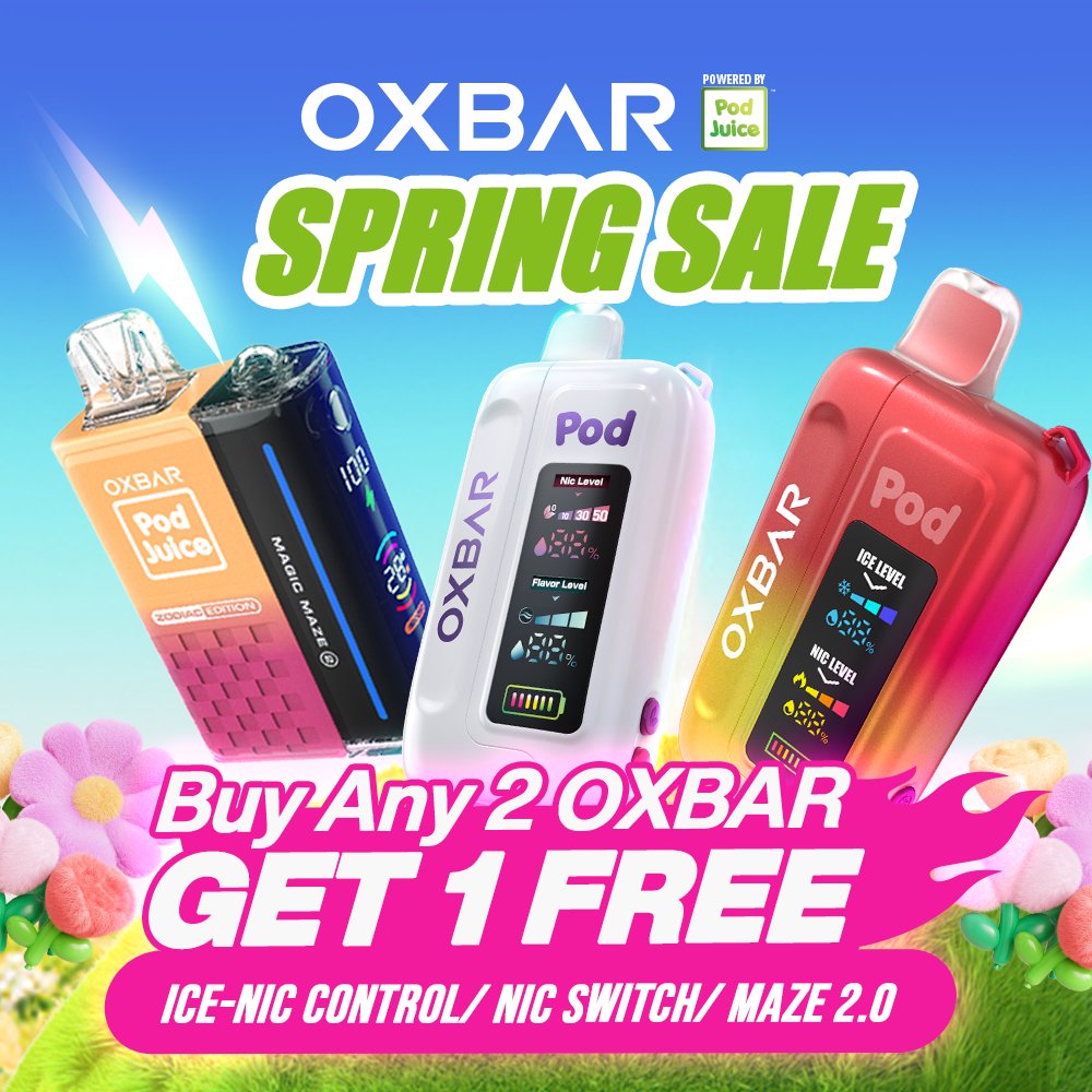 vapesourcing's tweet photo. Vapesourcing × Oxbar 💐 Spring Sale ✨
🛒 https://t.co/DRG0jBWVo0
Time to get FREE Oxbar!~ 🎁💥
-
#vapesourcing #vape #vapelife #gift #FreeShipping #newarrivals #vapor #vaping #vapefam #discount #coupons #sale #freevape #springsale #oxbar https://t.co/HgPICgQFpw