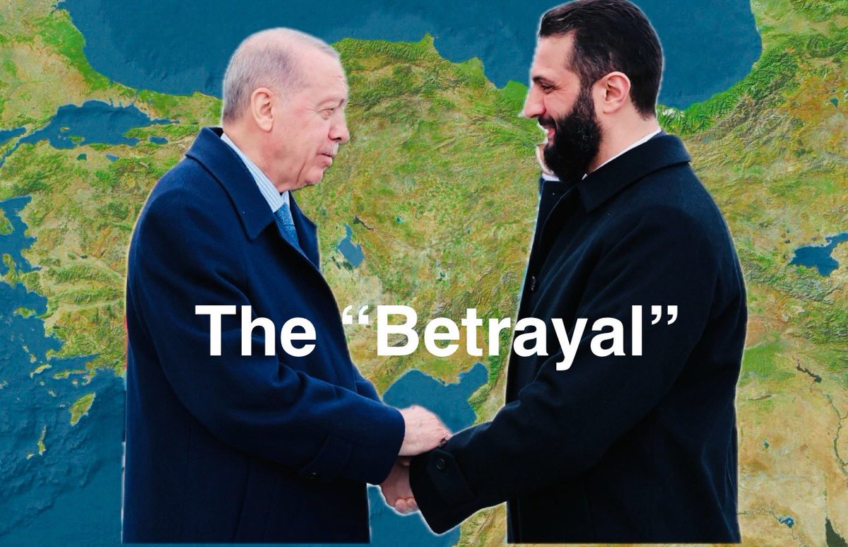 🚨TURKEY “BETRAYED” AGAIN?

Last week, President Erdogan was unpleasantly surprised when the Turkic states officially declared Turkey an illegal occupying power in Cyprus by endorsing UNSC Resolutions 541 and 550,
Is <a href="/RTErdogan/">Recep Tayyip Erdoğan</a> about to be surprised by al-Jolani too? 
Not
