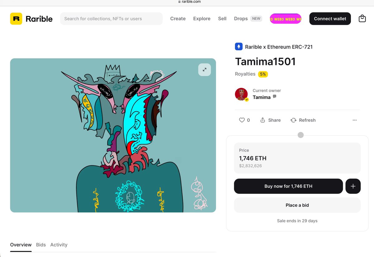 The_Tamima's tweet image. Money disappears. Value remains.
The key to long-term wealth? Own what can’t be replaced. Tamima NFTs are not just art—they are legacy pieces.💎🔥
🔗 rarible.com/tamima

#NFTInvestment #RareAssets