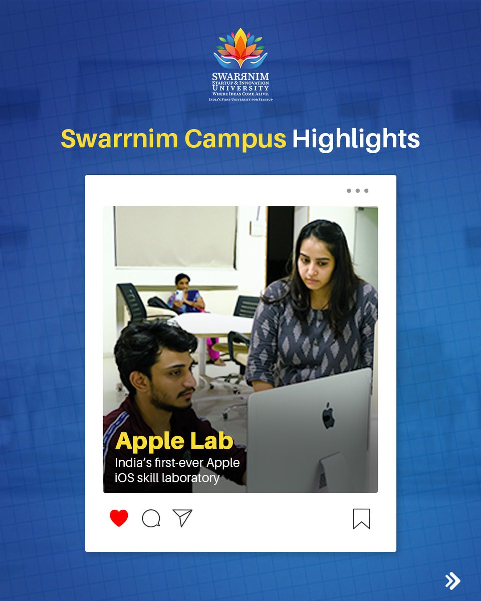 SwarrnimUni's tweet image. We&apos;re proud to be pioneering tech education with our Apple-supported lab, giving students direct access to industry experts and cutting-edge iOS skills.
.
#SwarrnimUniversity #AppleLab #TechEducation #FutureReady #iOSDevelopment #InnovationAtSwarrnim #LearnWithExperts