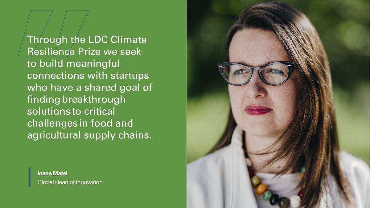 Louis Dreyfus Company (@weareldc) on Twitter photo The agri-food industry is increasingly impacted by environmental challenges - and that’s why we look to support and partner with pioneers who are driving sustainable innovation.💡🌱
Run with <a href="/MassChallenge/">MassChallenge</a> Switzerland, our LDC Climate Resilience Prize engages with startups The agri-food industry is increasingly impacted by environmental challenges - and that’s why we look to support and partner with pioneers who are driving sustainable innovation.💡🌱
Run with <a href="/MassChallenge/">MassChallenge</a> Switzerland, our LDC Climate Resilience Prize engages with startups
