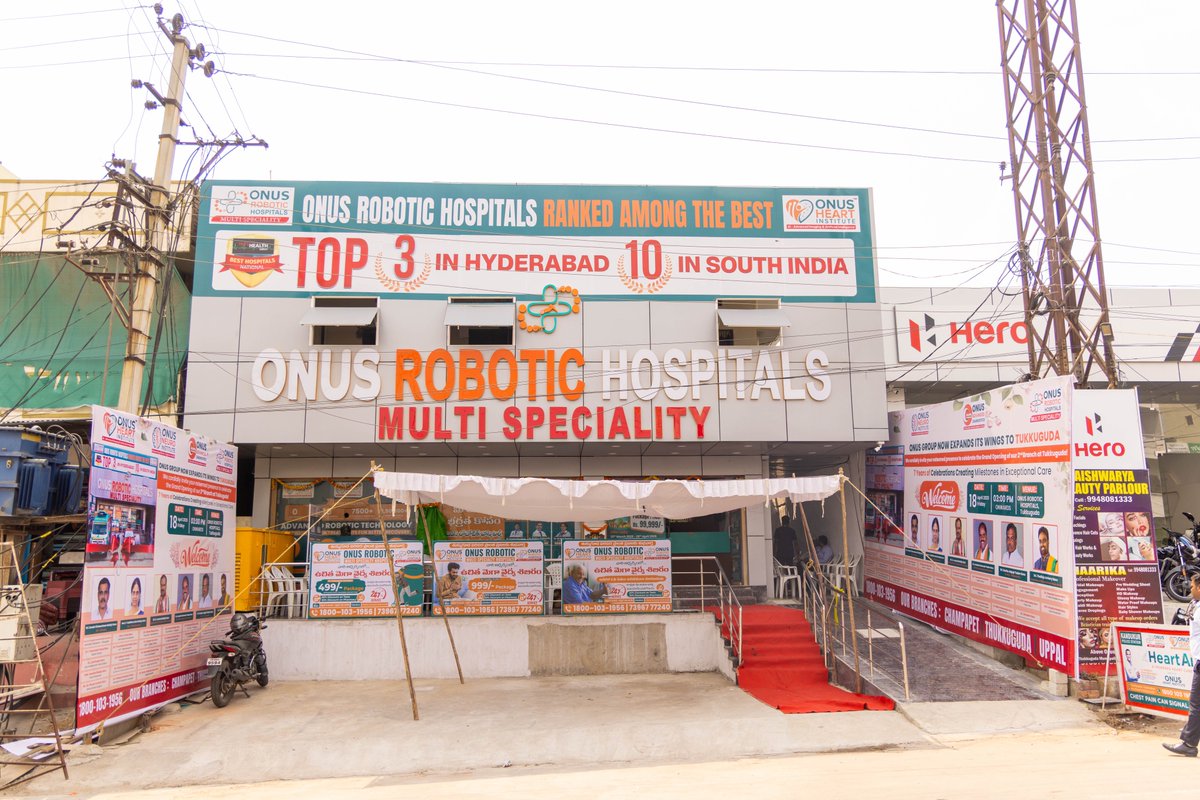 Dr_BalrajuNaidu's tweet image. A proud moment for Maheshwaram &amp;amp; Tukkuguda! 🎉 The Grand Inauguration of Onus Robotic Hospital was held with the esteemed presence of MP Konda Vishweshwar Reddy garu. A new milestone in robotic healthcare for Telangana! 🚀
 #OnusRoboticHospitals #HealthcareInnovation #Telangana