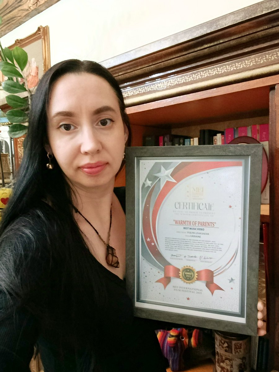 WINNER -MIFF 2025
------------------------
"Warmth of Parents" (English Version)
Director- Yuliya Levashova
in Best Experimental Short [ ALL CATEGORY ],
Best Music Video
Ukraine