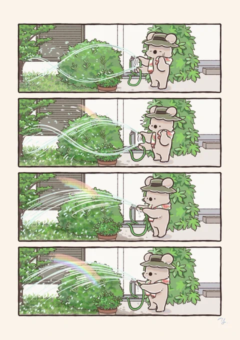 【再掲】いいことありそうな気がしたコアラ 
