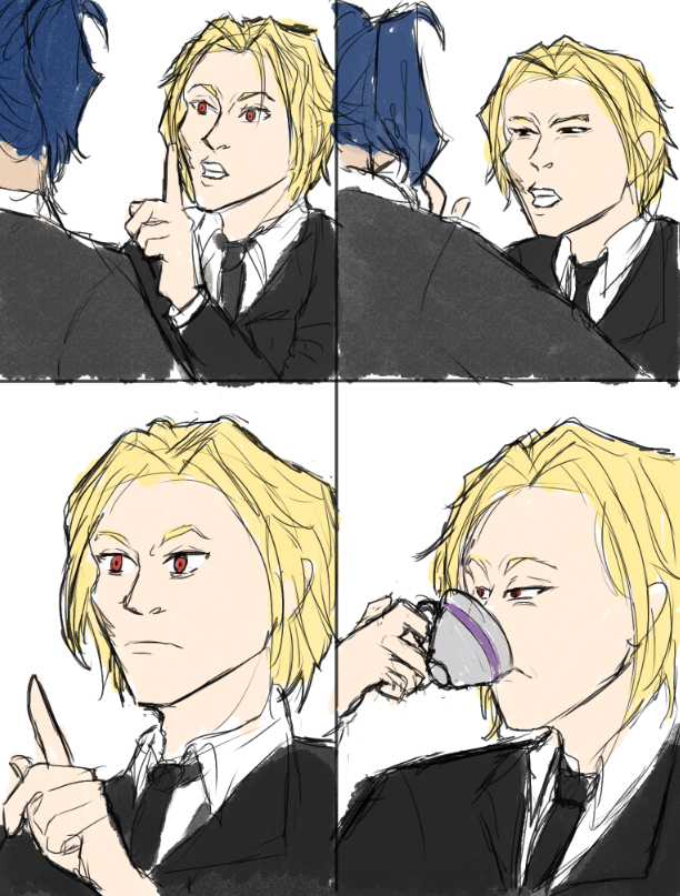 #yuumori shitpost time
Louis whenever Sherlock is in the same room