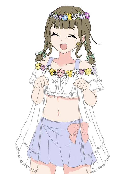 いいおなかですね……かちまち…… 