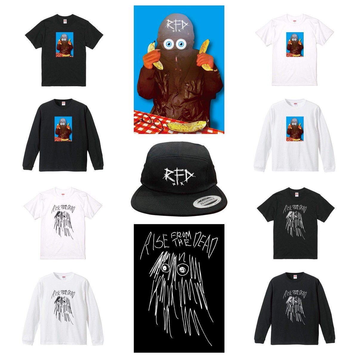 RFDマーチャンダイズ予約開始しました。

よろしくお願いします！

risefromthedeadinc.wixsite.com/rise-from-the-…